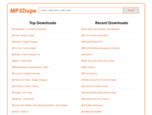 Tablet Screenshot of mp3dupe.com